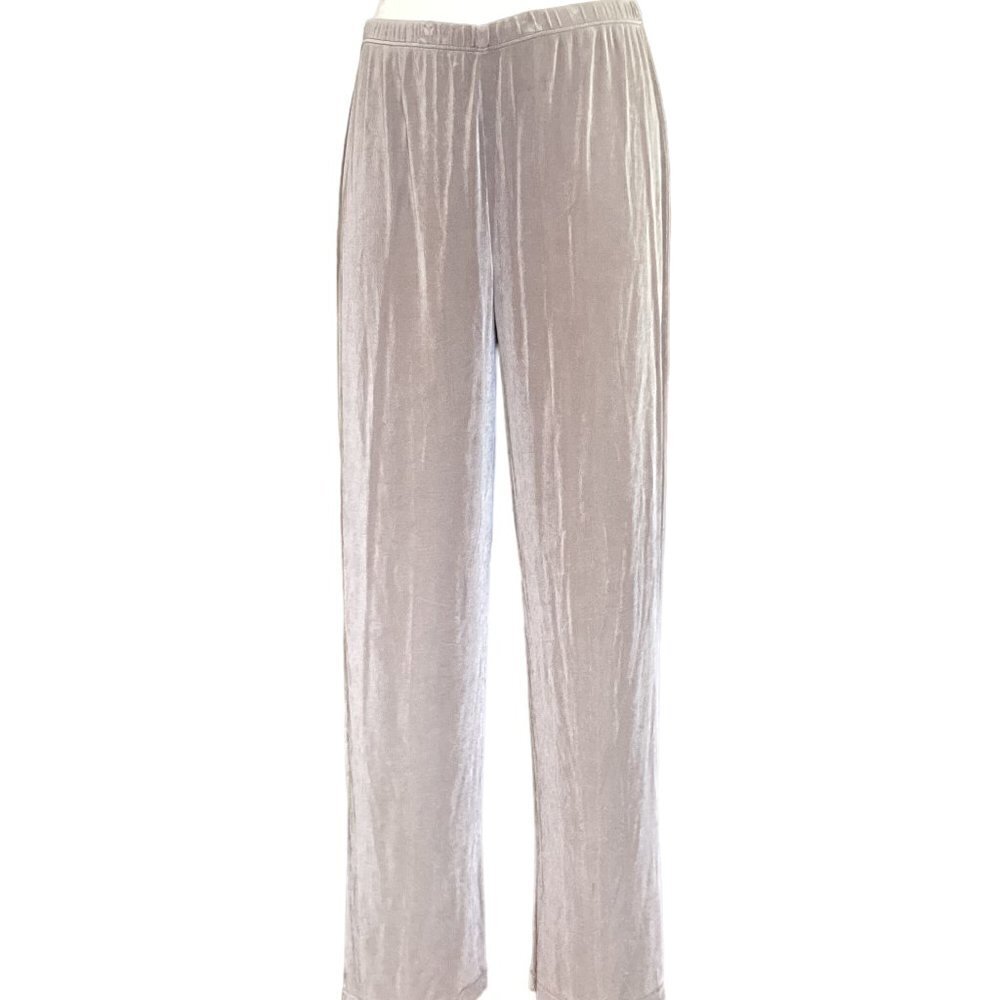 Chico's Travelers Pants Sz 2 Reg (L/12) Taupe Beige #25W‎